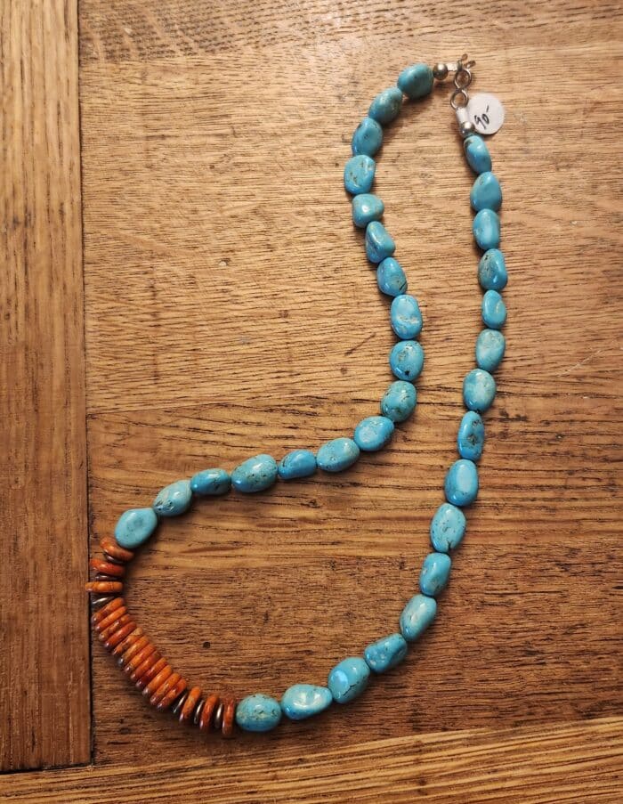 Turquoise & Spiny Oyster Choker - Image 2